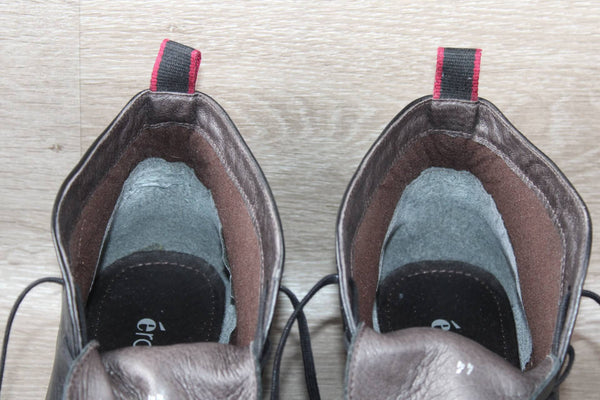 Desert Boots Cuir Noir Eram - Taille 44 EU – Élégance et Confort au Quotidien