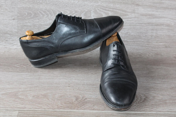 Chaussure Derby Cuir Noir Stanford - Taille 43 – Occasion Bon état Made in Portugal