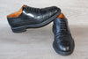 Christian Pellet Chaussure Derby Cuir Noir – Taille 41 – Occasion Très Bon état Made in France