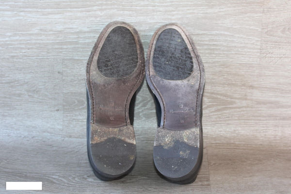 Massimo Dutti Chaussure Oxford Cuir Noir – Taille 44 – Occasion très bon état Made in Spain
