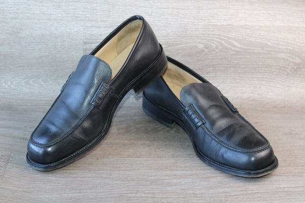 Chaussure Mocassin Cuir Noir Christian Pellet – Taille 44,5 – Occasion Très Bon état