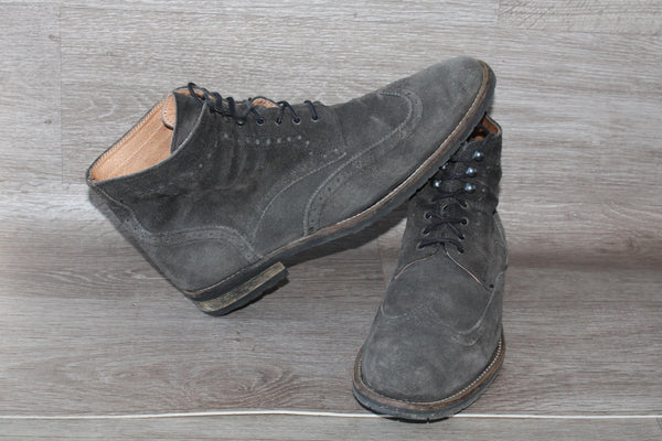 Bottine en Daim Gris Baxton – Taille 45 – Occasion Bon Etat