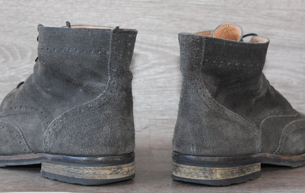 Bottine en Daim Gris Baxton – Taille 45 – Occasion Bon Etat