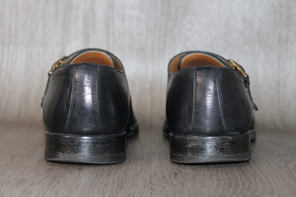 Chaussure à Boucles Cuir Noir - Taille 41 – Occasion Très Bon état