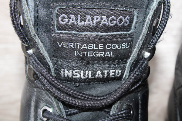 Boots Cuir Noir Galapagos – Taille 42 – Solides & Confortables