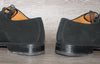 Chaussure De Luxe Velours Noir John Mac Gray – Taille 42,5 – Occasion très bon état Made in England