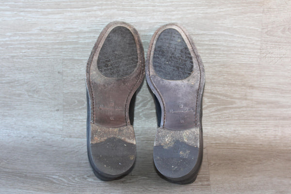 Massimo Dutti Chaussure Oxford Cuir Noir – Taille 44 – Occasion très bon état Made in Spain