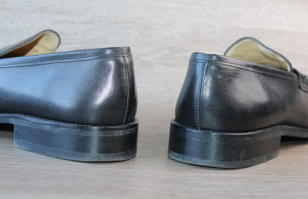 Chaussure Mocassin Cuir Noir Christian Pellet – Taille 44,5 – Occasion Très Bon état