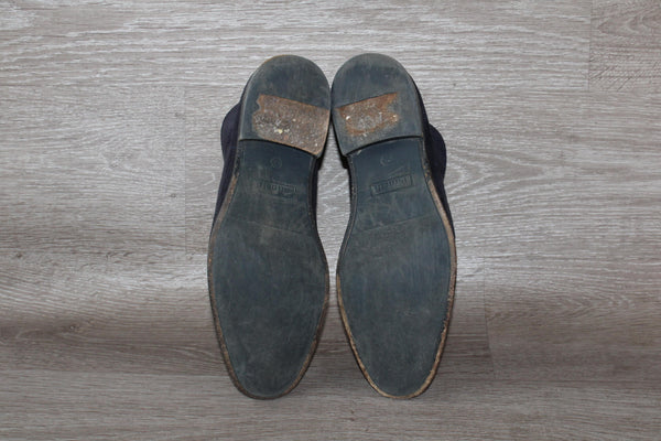 Desert Boot Minelli Daim Bleu Marine – Taille 42 – Occasion Bon état Made in Italy