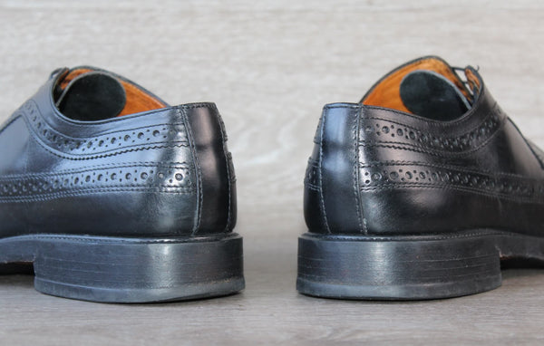 Christian Pellet Chaussure Derby Cuir Noir – Taille 41 – Occasion Très Bon état Made in France