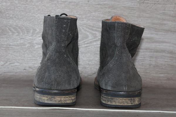 Bottine en Daim Gris Baxton – Taille 45 – Occasion Bon Etat