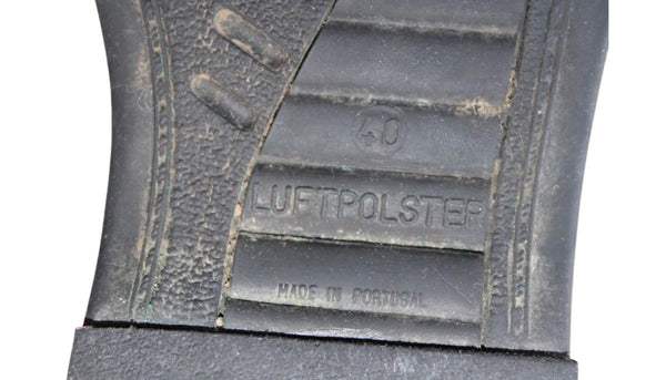 Bottine Cuir Noir Luftpolster – Taille 40 – Occasion Bon état Made in Portugal