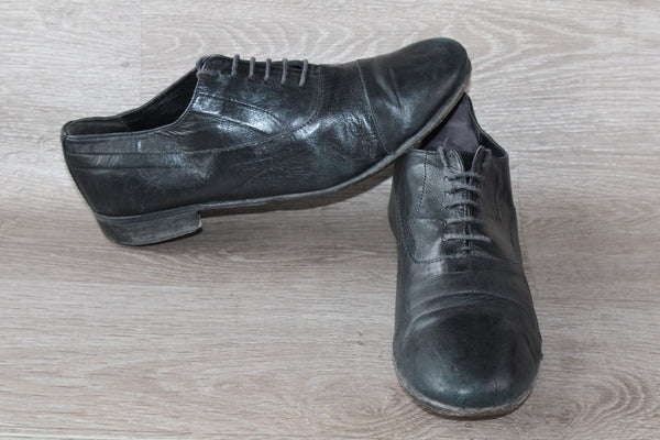 Richelieu Patrizia Pepe Firenze cuir noir – Taille 45 - Occasion