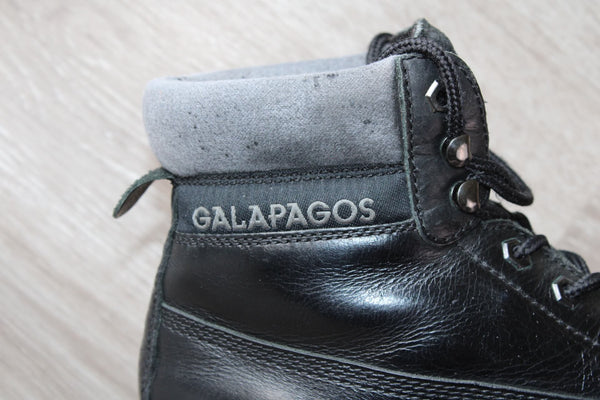 Boots Cuir Noir Galapagos – Taille 42 – Solides & Confortables