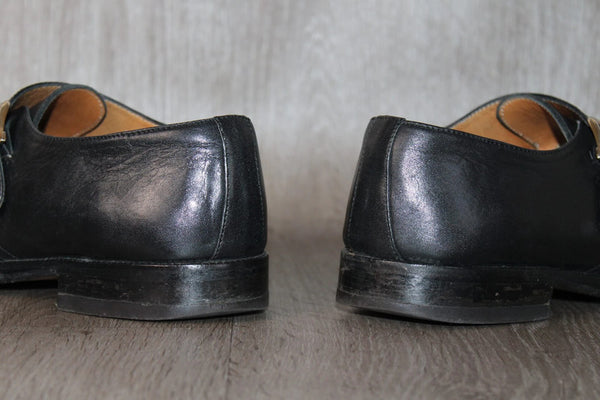 Chaussure à Boucles Cuir Noir - Taille 41 – Occasion Très Bon état