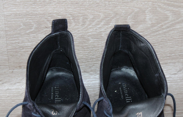Desert Boot Minelli Daim Bleu Marine – Taille 42 – Occasion Bon état Made in Italy