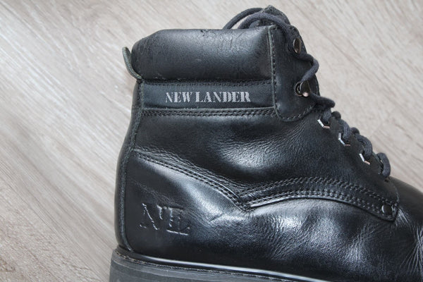 Boot Tout Terrain New Lander – Cuir Noir – Taille 44 - Occasion très bon état