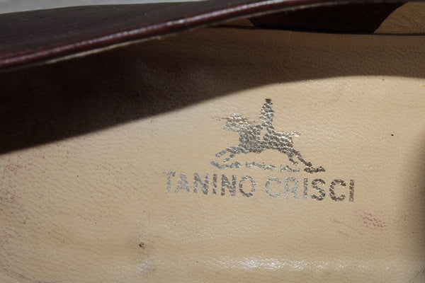 Mocassins Tanino Crisci en Cuir Véritable - Taille 41 EU – Luxe Italien à vos Pieds