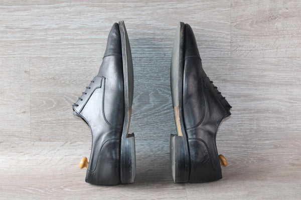 Chaussure Derby Cuir Noir Stanford - Taille 43 – Occasion Bon état Made in Portugal