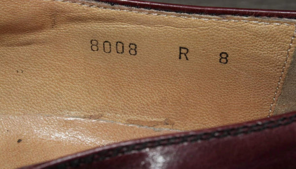 Chaussure à Boucles Cuir Bordeaux Manfield - Taille 41 – Occasion Très Bon état Made in Italy