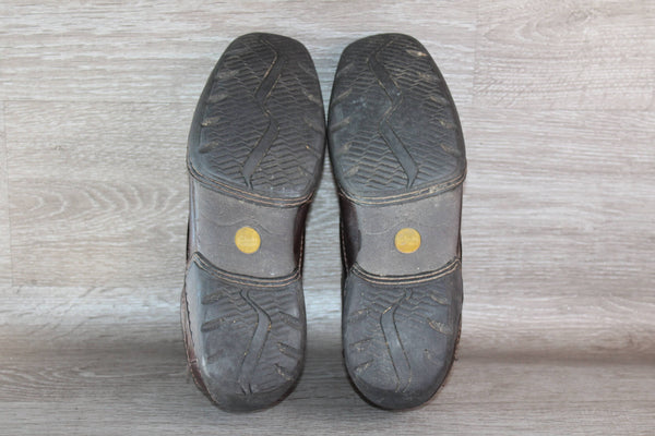 Chaussure Clarks Vintage Cuir Marron - Pointure 45 – Bon état