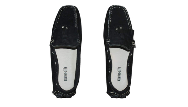 Minelli Chaussure Mocassin Velours Noir – Taille 40 – Occasion Très Bon état