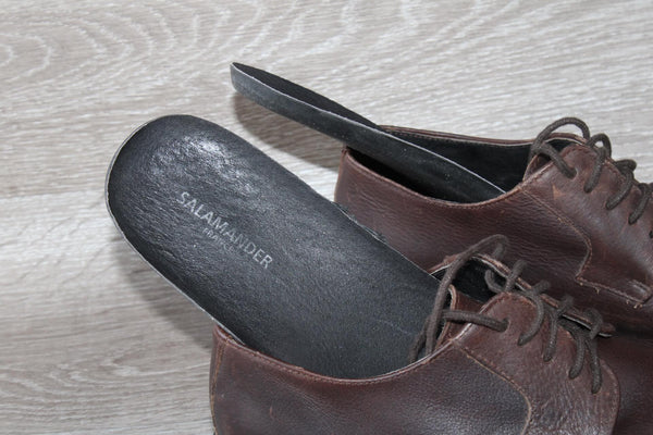 Chaussure Derby Cuir marron Salamander – Taille 41 – Made in France