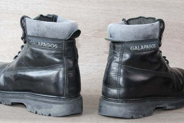Boots Cuir Noir Galapagos – Taille 42 – Solides & Confortables