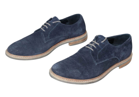 Minelli Chaussure Derby Daim Bleu – Taille 41 – Occasion très bon état
