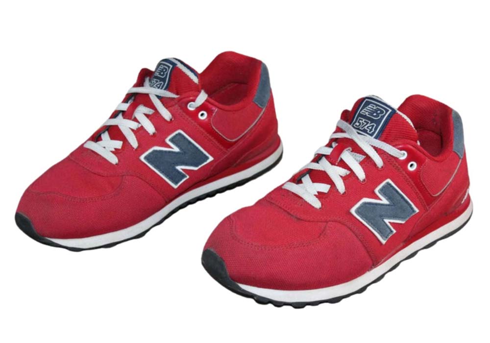 New Balance 574 Sneaker Toile Rouge - Taille 39 – Occasion Très Bon état