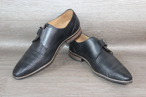 Scott Williams Chaussure à Boucles Cuir Noir – Taille 41,5 – Occasion très bon état