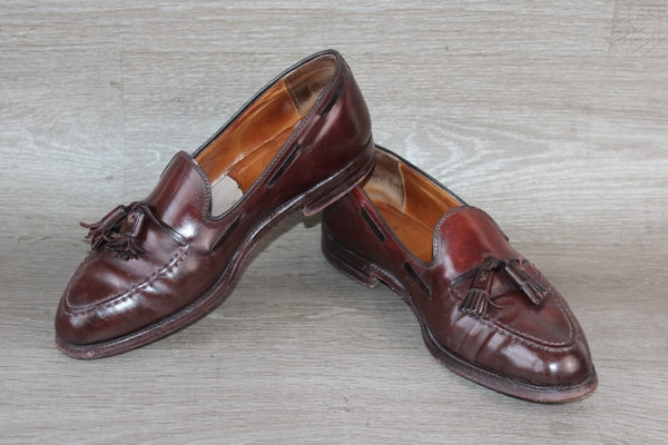 Alden Shoe Mocassin Authentique Cuir Marron – Taille 40,5 – Occasion Bon état Made in USA - julfripes