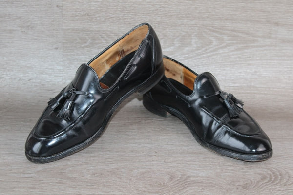 Alden Shoe Mocassin Authentique Cuir Noir – Taille 41 – Occasion Made in USA - julfripes