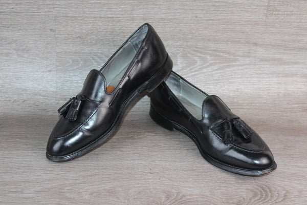 Alden Shoe Mocassin Authentique Cuir Noir – Taille 41 – Occasion très bon état Made in USA - julfripes