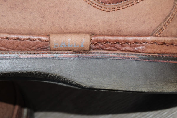 Bally Hermit Chaussure Vintage Cuir Marron – Taille 39,5 – Occasion Très Bon état Made in Italy - julfripes