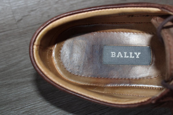 Bally Hermit Chaussure Vintage Cuir Marron – Taille 39,5 – Occasion Très Bon état Made in Italy - julfripes