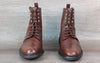 Bexley Enfield Derby Boots Cuir Marron – Taille 44 – Occasion très bon état - julfripes