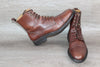 Bexley Enfield Derby Boots Cuir Marron – Taille 44 – Occasion très bon état - julfripes