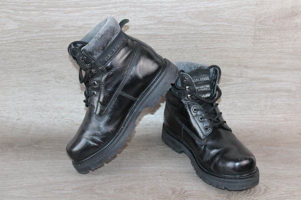 Boot Tout Terrain Cuir Noir Galapagos – Taille 42 – Occasion très bon état - julfripes