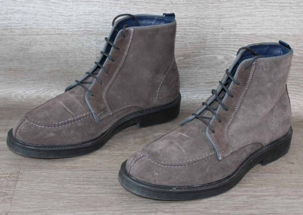 Bottine en Daim Gris Denim Side – Taille 43 – Occasion Très Bon état - julfripes