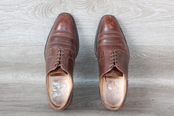 Bowen Ascot Derby Cuir Marron – Taille 44 – Occasion très bon état Made in England - julfripes