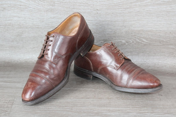 Bowen Ascot Derby Cuir Marron – Taille 44 – Occasion très bon état Made in England - julfripes