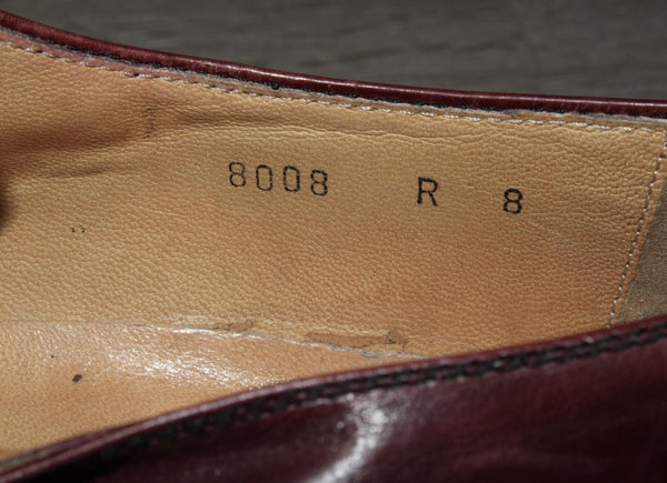 Chaussure à Boucles Cuir Bordeaux Manfield - Taille 41 – Occasion Très Bon état Made in Italy - julfripes