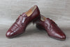 Chaussure à Boucles Cuir Bordeaux Manfield - Taille 41 – Occasion Très Bon état Made in Italy - julfripes