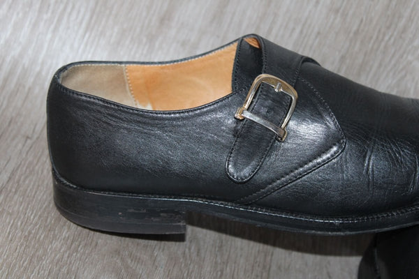 Chaussure à Boucles Cuir Noir - Taille 41 – Occasion Très Bon état - julfripes