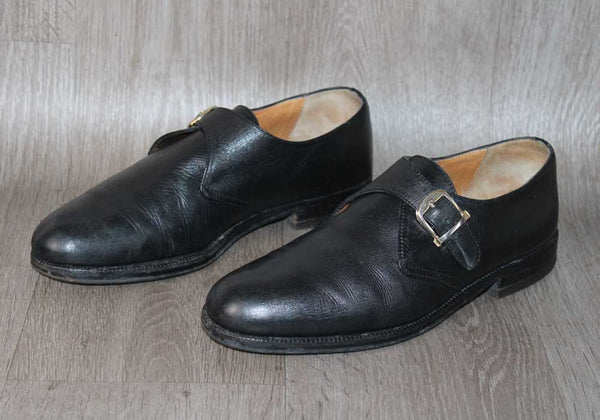 Chaussure à Boucles Cuir Noir - Taille 41 – Occasion Très Bon état - julfripes