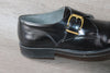 Chaussure à Boucles Vintage Cuir Noir Myrys - Taille 41 – Occasion Très Bon état Made in France - julfripes