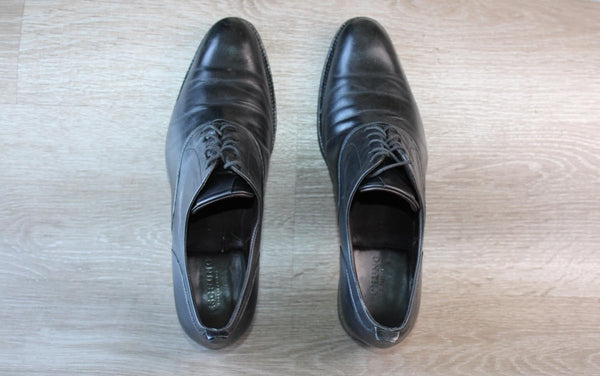 Chaussure de Luxe Cuir Noir Heschung - Taille 41,5 Eu – Occasion Bon état Made in France - julfripes