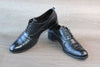Chaussure de Luxe Cuir Noir Heschung - Taille 41,5 Eu – Occasion Bon état Made in France - julfripes