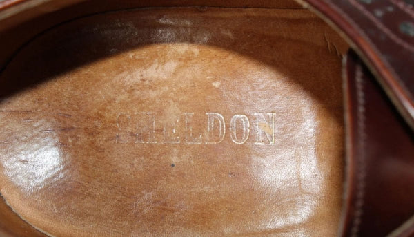 Chaussure de Luxe Sheldon en Cuir Marron - Taille 40 | Made in England - julfripes